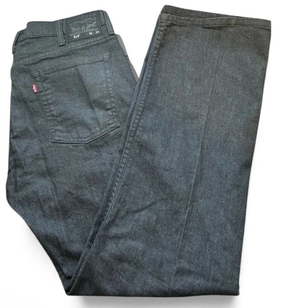 Levi's 514 Denim Gray Size 38/34 ‎ 99% Cotton 1% Elastane